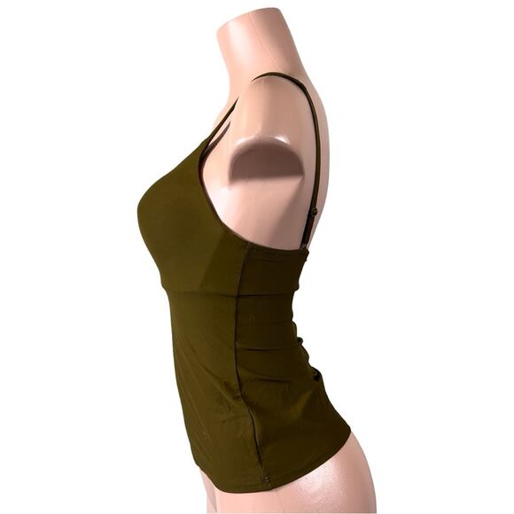 VICTORIAS SECRET BODY BY VICTORIA ARMY GREEN CAMI BRA 34D - Picture 4 of 12